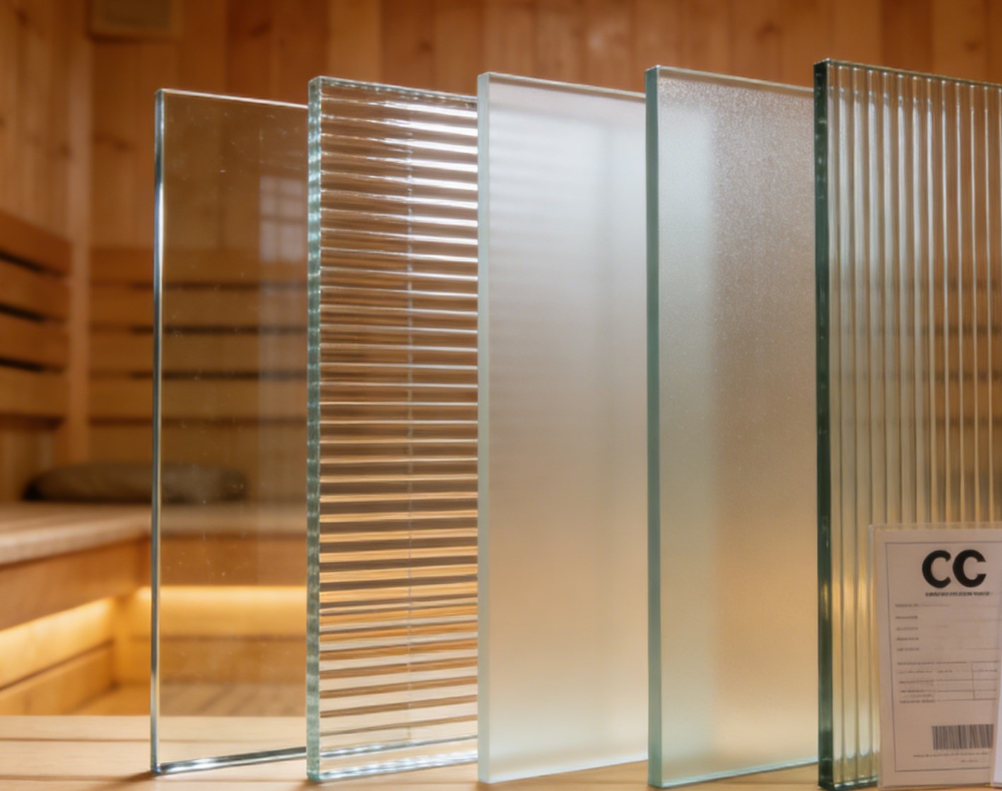 Сауна бөлмесі жарылысқа төзімді шыны